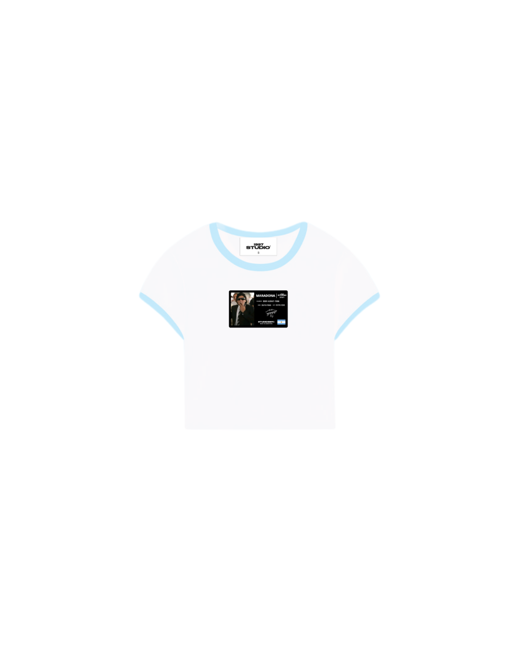 D10S White Baby Tee
