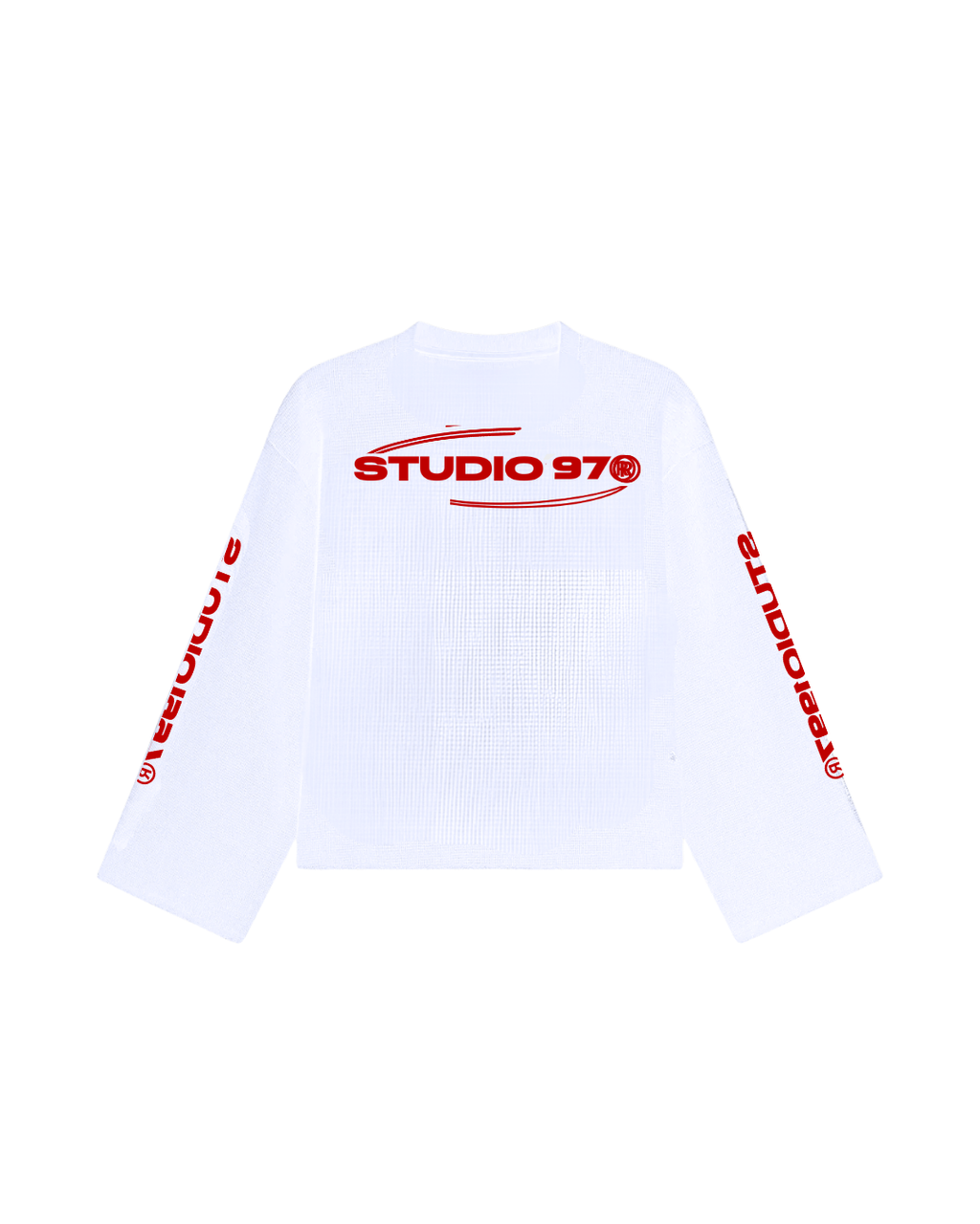 Waffle Nude Crewneck
