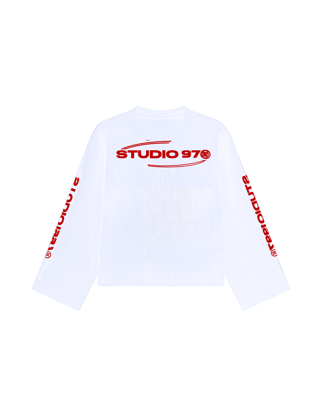 Waffle Nude Crewneck